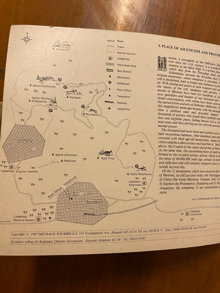 1987 Basım Meteora Kitabı - Görsel 3