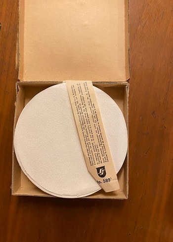 Alman Laboratuvar Filtre Kağıtları Vintage - Görsel 3