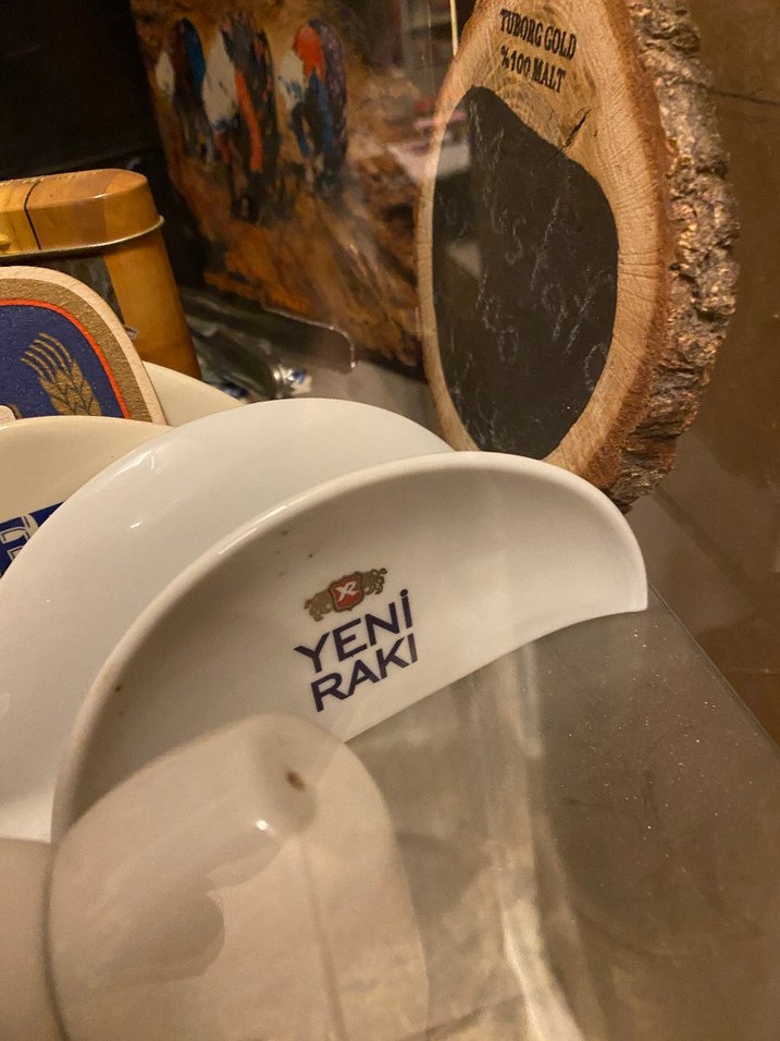 Beyaz Yeni Rakı Tuzluk ve Peçetelik Seti - Görsel 3