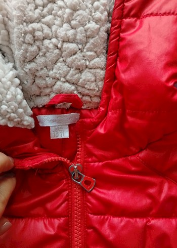 Kırmızı Fermuarlı çocuk Yelek - Görsel 2