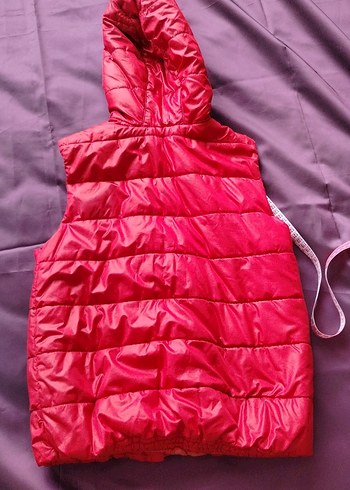 Kırmızı Fermuarlı çocuk Yelek - Görsel 5