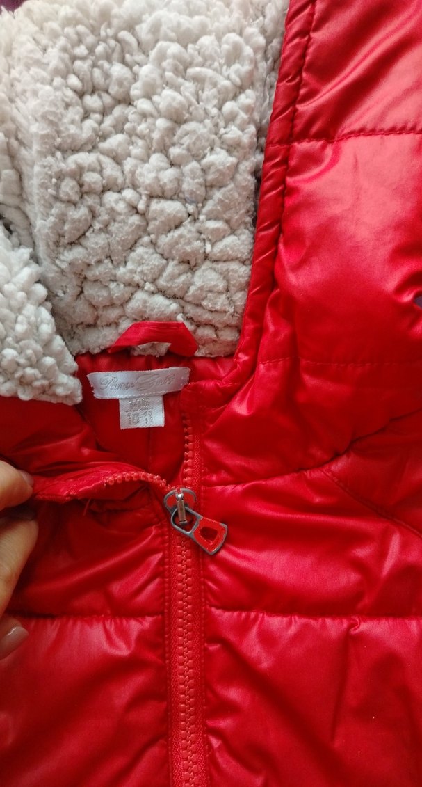 Kırmızı Fermuarlı çocuk Yelek - Görsel 2