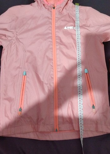 Kız Çocuk Pembe Fermuarlı rüzgarlık - Görsel 2