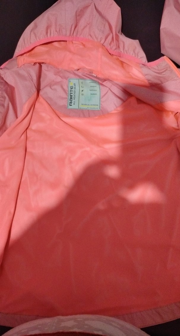 Kız Çocuk Pembe Fermuarlı rüzgarlık - Görsel 4