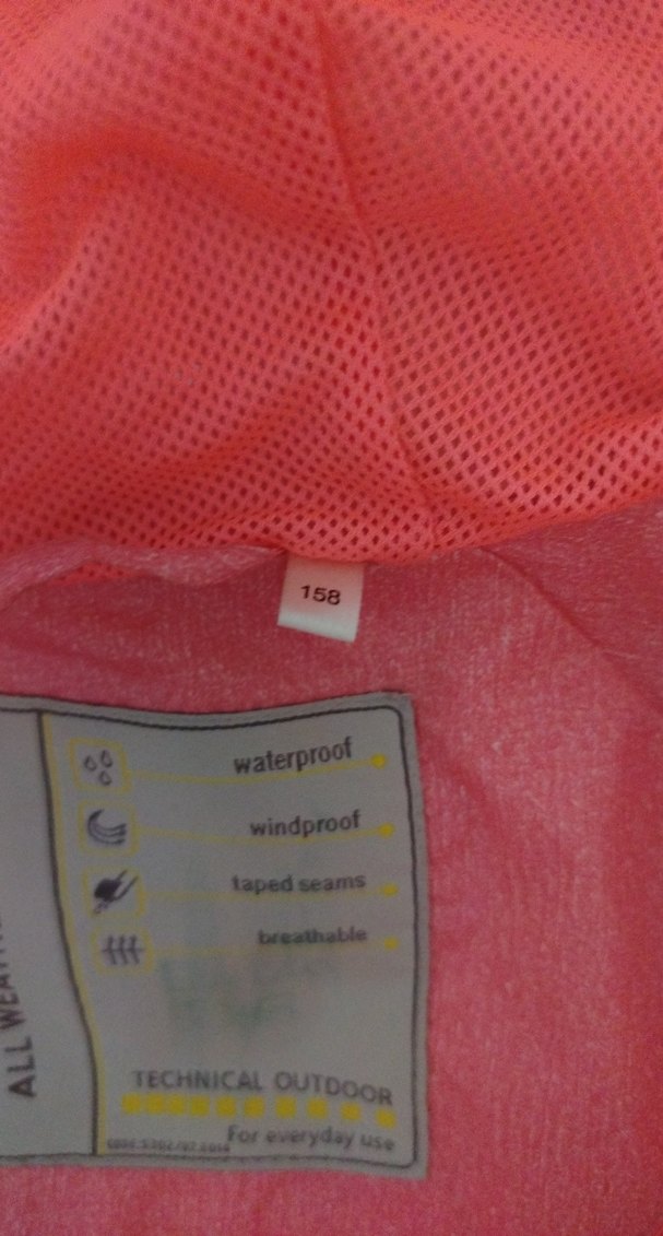 Kız Çocuk Pembe Fermuarlı rüzgarlık - Görsel 5