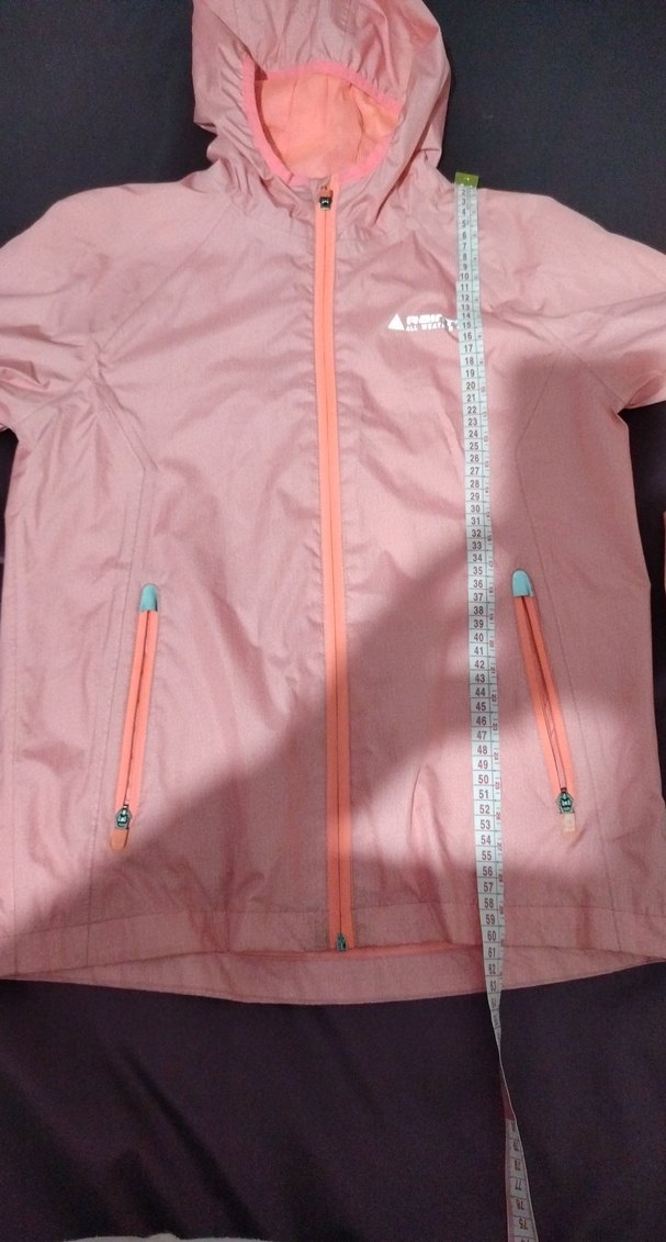 Kız Çocuk Pembe Fermuarlı rüzgarlık - Görsel 2