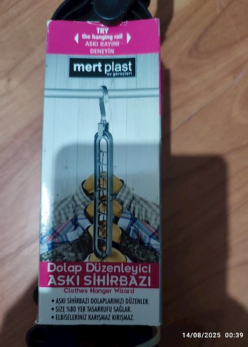 Askı Sihirbazı Dolap Düzenleyici Siyah