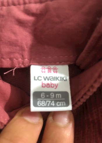 6-9 Ay Beden bordo Renk Bordo Kız Çocuk Askılı Bohem Elbise