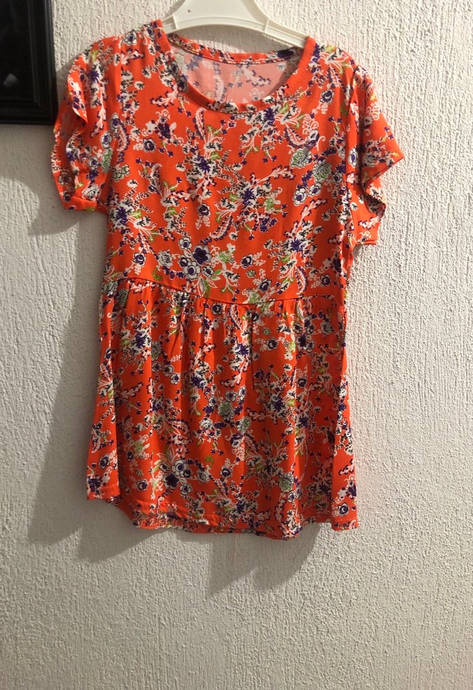 Renkli Çiçek Desenli Bohem Elbise - Görsel 5