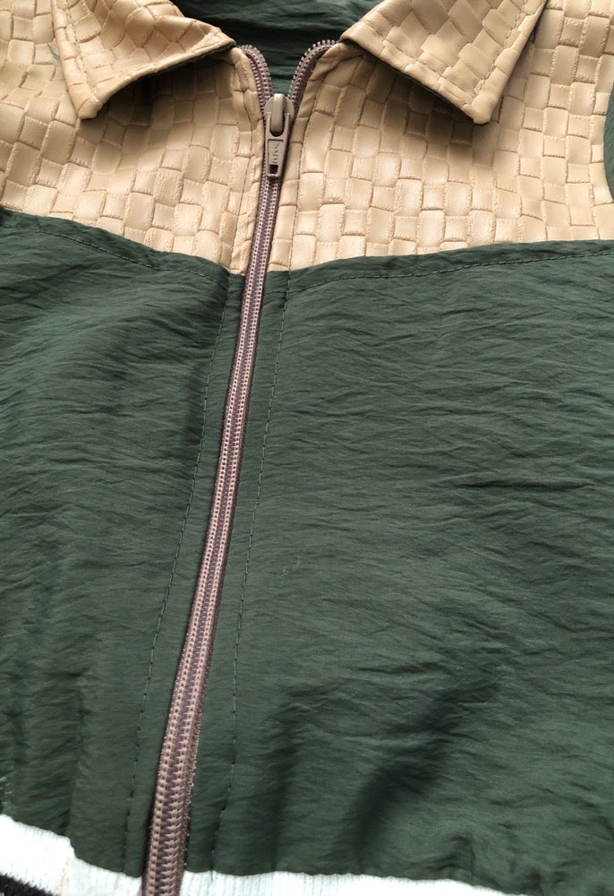 Kahverengi Haki Fermuarlı Erkek Çocuk Ceket - Görsel 2