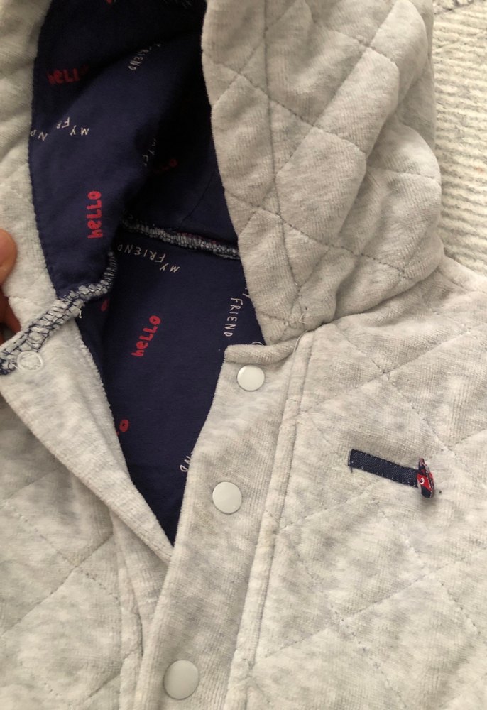 Düğmeli Gri Erkek Çocuk Street Wear Ceket - Görsel 3