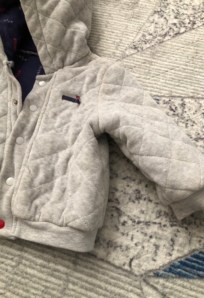 Düğmeli Gri Erkek Çocuk Street Wear Ceket - Görsel 5