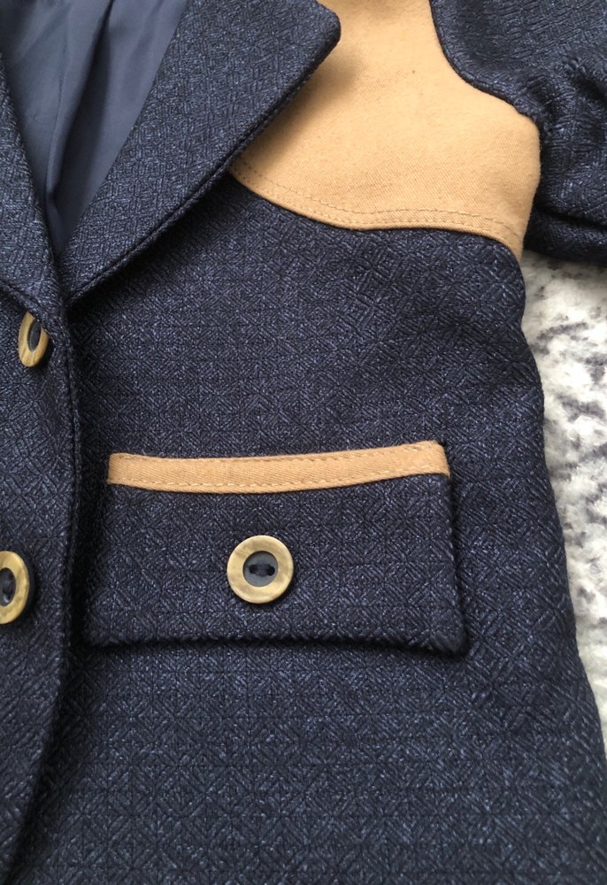 Erkek Çocuk Kahverengi Denim Ceket - Görsel 2