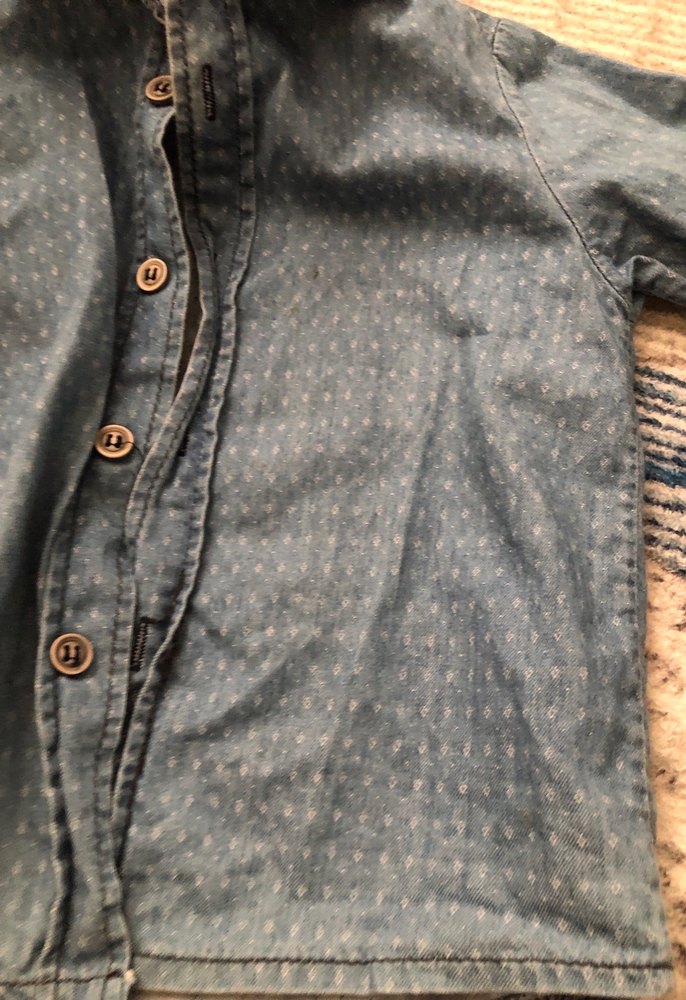 Erkek Çocuk Uzun Kollu Denim Gömlek - Görsel 4