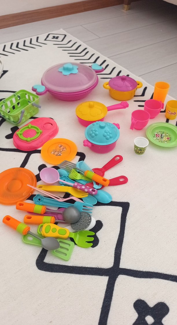 Renkli Oyuncak Mutfak Seti - Görsel 4