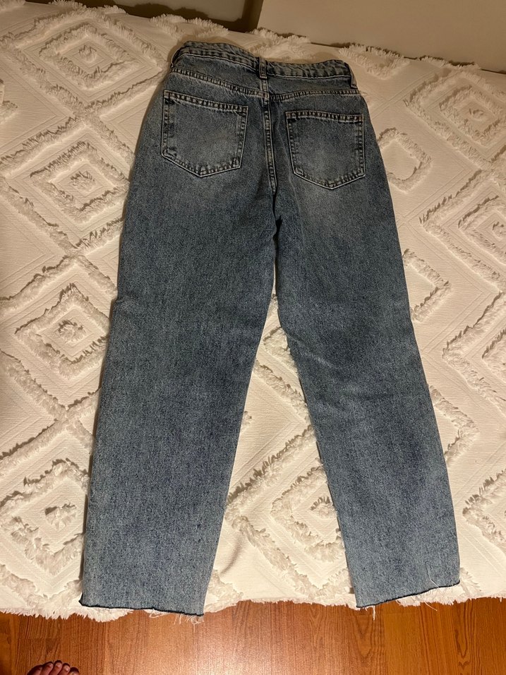 Denim Kadın Mom Jean - Görsel 2