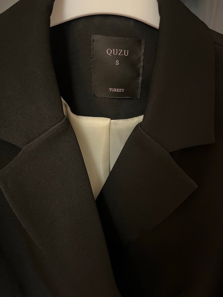 Quzu Crop Blazer - Görsel 3