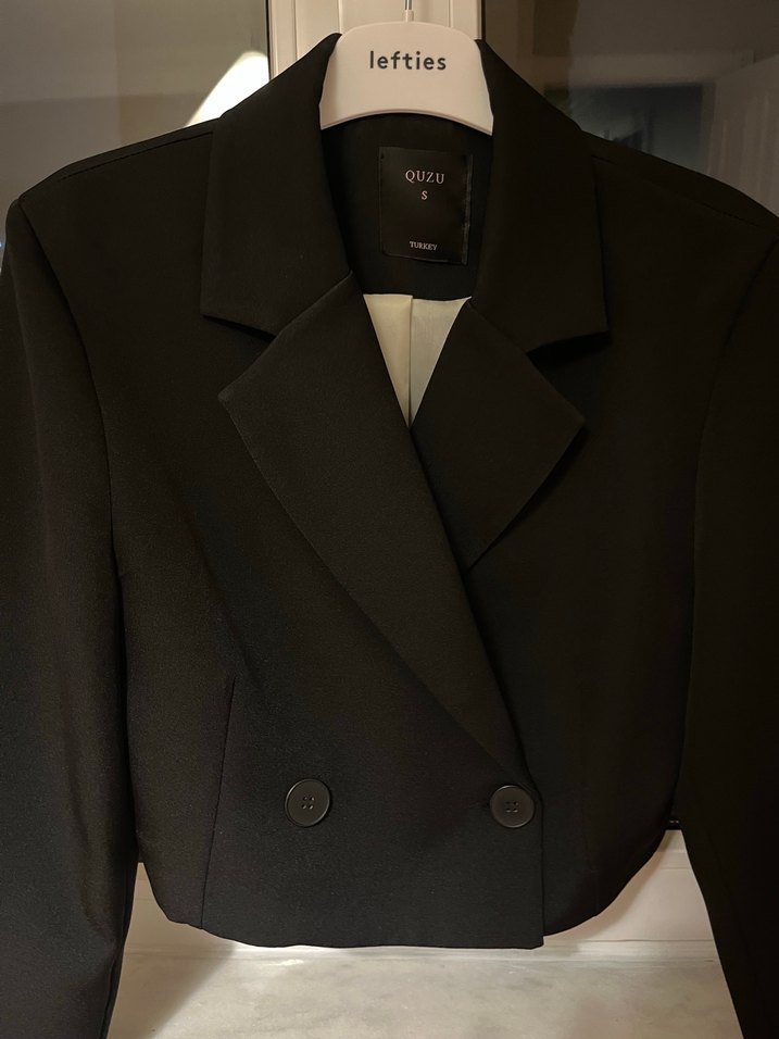 Quzu Crop Blazer - Görsel 2