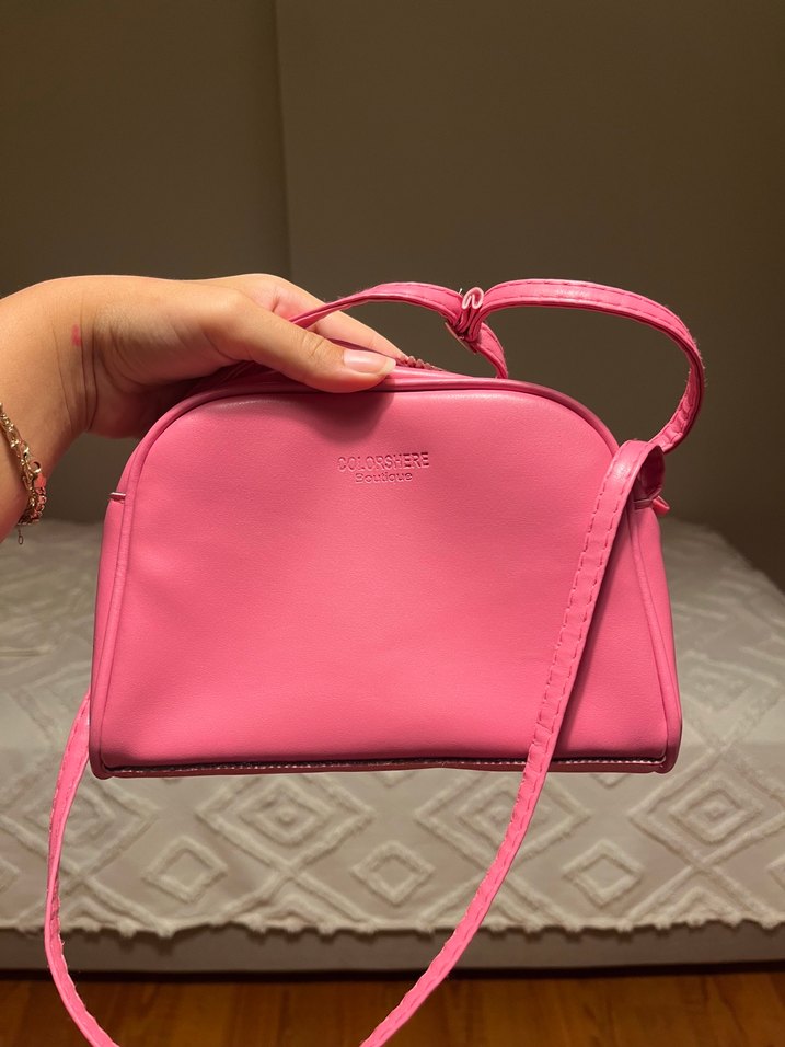 Pembe Çapraz Çanta - Görsel 3