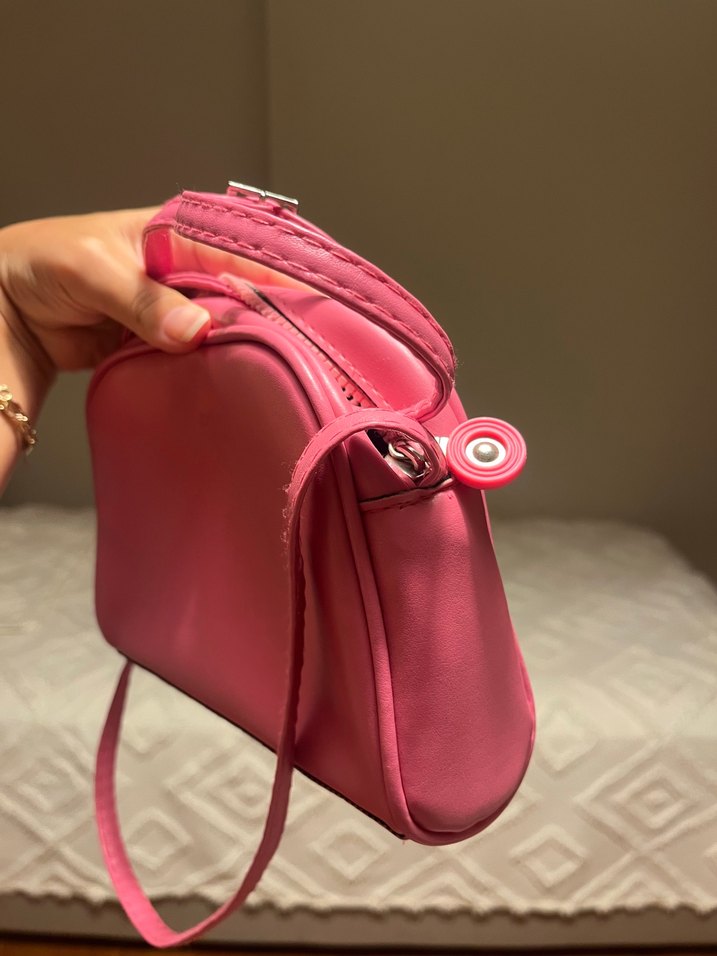 Pembe Çapraz Çanta - Görsel 2