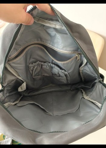 Gri Baskılı Bebek Çantası - Görsel 4