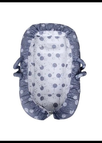 Sevi Bebe Bebek Reflü Yatağı Gri Desenli - Görsel 2