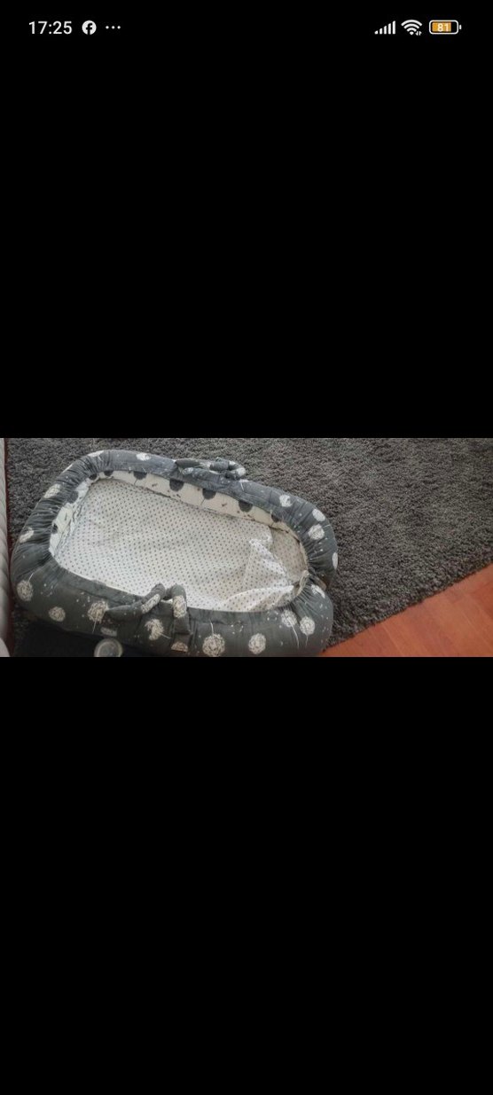 Sevi Bebe Bebek Reflü Yatağı Gri Desenli - Görsel 4