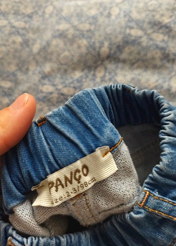 Nakışlı Kürklü Rahat Kesim Kız Kot Pantolon - Görsel 2