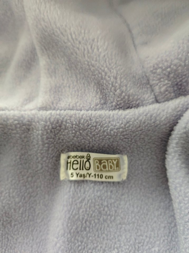 Kapüşonlu Lila Kız Çocuk Mont - Görsel 4