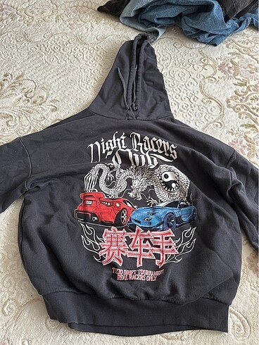 Standart Beden Beden okul için sweatshirt