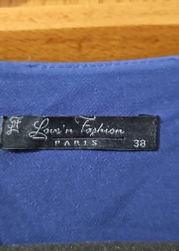 Rue dan alinmis mavi elbise - Görsel 4