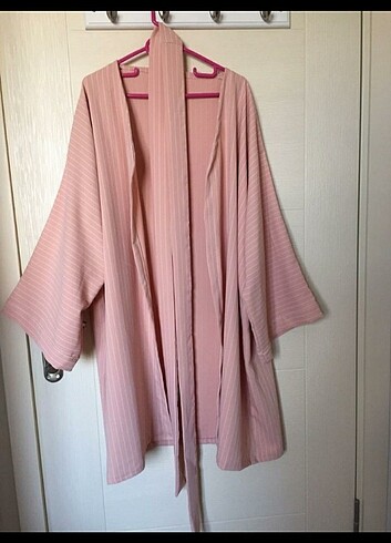 Pembe kimono özel dikim