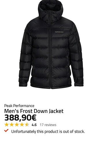 PEAK PERFORMANCE 700FİLL MONT