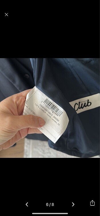 50-6 drop Beden lacivert Renk Beymen clup yelek ceket takım