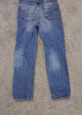 Erkek Çocuk Gri Mavi Regular Fit Kot Pantolon - Görsel 10