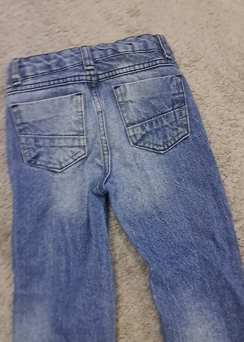 Erkek Çocuk Gri Mavi Regular Fit Kot Pantolon - Görsel 11