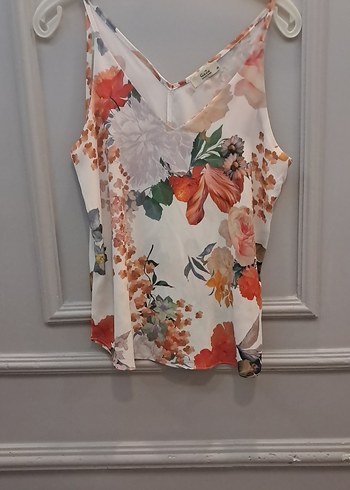 Çiçek Desenli V Yaka Uzun Kollu Mini Gömlekli takım - Görsel 9