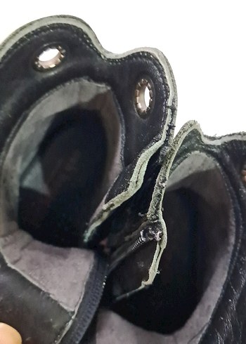 Kız Çocuk Siyah Deri Püsküllü Bot - Görsel 6