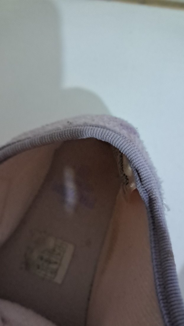 Mor Baskılı Kız Çocuk Ev Terliği Velcro - Görsel 5