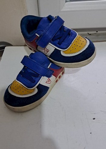 Erkek Çocuk Renkli Cırtlı Spor Ayakkabı - Görsel 3