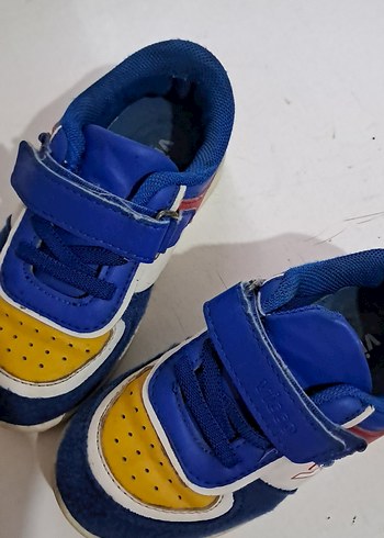 Erkek Çocuk Renkli Cırtlı Spor Ayakkabı - Görsel 8