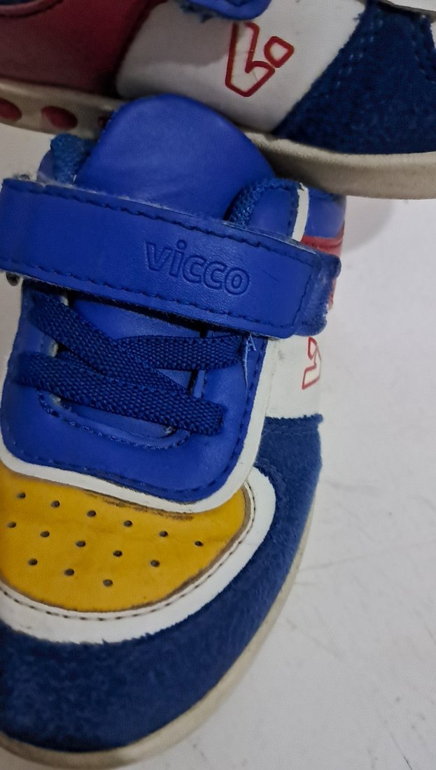 Erkek Çocuk Renkli Cırtlı Spor Ayakkabı - Görsel 5