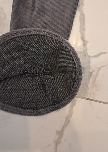 Gri Kız Çocuk Fırfırlı Rahat Tayt - Görsel 6