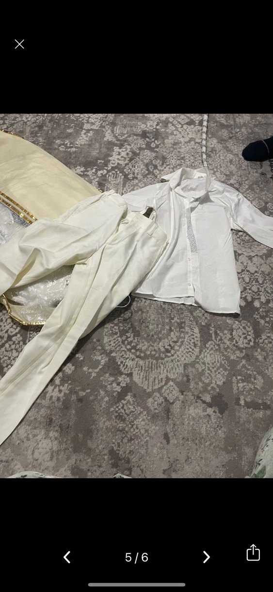 Beyaz Kürklü Nakışlı Çocuk sünnet Takımı - Görsel 5