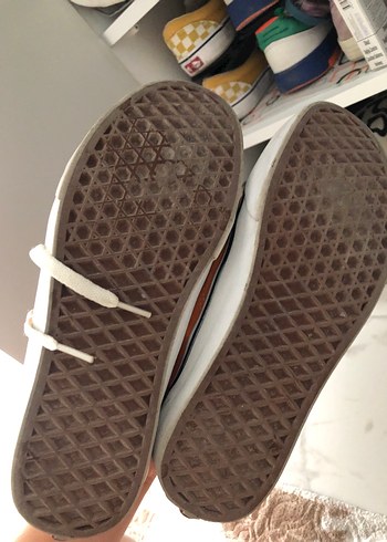 39 Beden Vans Kadın Turuncu Süet Sneaker