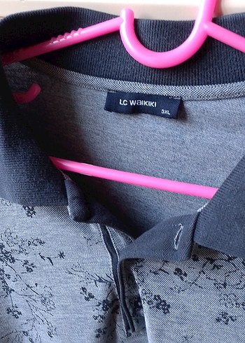 Gri Desenli Erkek Polo Tişört - Görsel 3