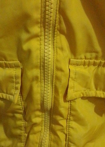 Sarı Fermuarlı Erkek Çocuk Mont - Görsel 4