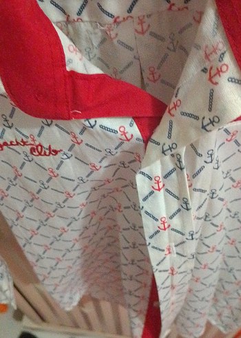 Beyaz Baskılı Erkek Çocuk Uzun Kollu Gömlek - Görsel 4