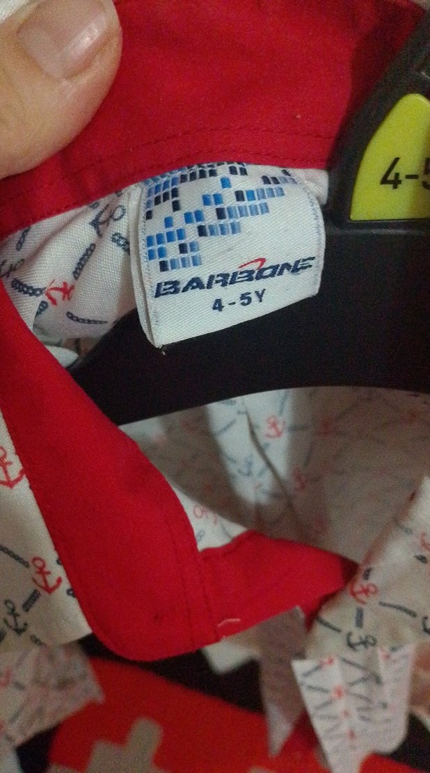 Beyaz Baskılı Erkek Çocuk Uzun Kollu Gömlek - Görsel 3