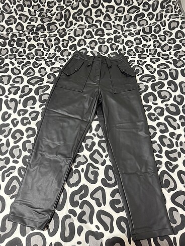 Suni deri pantolon - Görsel 3